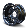 16x8 Steel Imitation Beadlock Wheel Rim for 76 Series Toyota Landcruiser (-25 Offset / 5/150 PCD) - Black-Aussie 4x4 Pro
