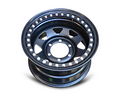 16x8 Steel Imitation Beadlock Wheel Rim for Holden Rodeo (-23 Offset / 6/139.7 PCD) - Black-Aussie 4x4 Pro