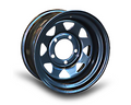 16x8 Steel Triangle-Hole Wheel Rim for 105 Series Toyota Landcruiser (-25 Offset / 5/150 PCD) - Black-Aussie 4x4 Pro