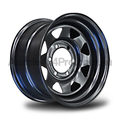 16x8 Steel Triangle-Hole Wheel Rim for Mazda Bravo (0 Offset / 6/139.7 PCD) - Black-Aussie 4x4 Pro