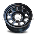 17x8 Steel D-Hole Wheel Rim for RA Holden Rodeo 2003+ (+20 Offset / 6/139.7 PCD) - Black-Aussie 4x4 Pro