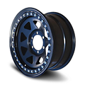 17x8 Steel Imitation Beadlock Wheel Rim for 120 Series Toyota Prado (+20 Offset / 6/139.7 PCD) - Black-Aussie 4x4 Pro