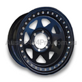 17x8 Steel Imitation Beadlock Wheel Rim for Holden Colorado (+20 Offset / 6/139.7 PCD) - Black-Aussie 4x4 Pro