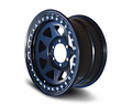 17x8 Steel Imitation Beadlock Wheel Rim for Holden Colorado 7 / Trailblazer (+20 Offset / 6/139.7 PCD) - Black-Aussie 4x4 Pro