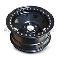 17x8 Steel Imitation Beadlock Wheel Rim for JK Jeep Wrangler 2007-2010 (+6 Offset / 5/127 PCD) - Black-Aussie 4x4 Pro
