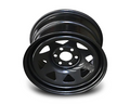 17x8 Steel Triangle-Hole Wheel Rim for Mazda BT-50 2011+ (+20 Offset / 6/139.7 PCD) - Black-Aussie 4x4 Pro