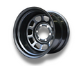 17x9 Steel D-Hole Wheel Rim for 120 Series Toyota Prado (-30 Offset / 6/139.7 PCD) - Black-Aussie 4x4 Pro