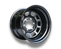 17x9 Steel D-Hole Wheel Rim for 40 / 45 Series Toyota Landcruiser (-30 Offset / 6/139.7 PCD) - Black-Aussie 4x4 Pro