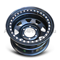 17x9 Steel Imitation Beadlock Wheel Rim for 60 Series Toyota Landcruiser (-30 Offset / 6/139.7 PCD) - Black-Aussie 4x4 Pro