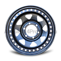 17x9 Steel Imitation Beadlock Wheel Rim for Toyota 4Runner (-30 Offset / 6/139.7 PCD) - Black-Aussie 4x4 Pro
