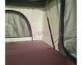 2.1m x 1.2m Hard Cover Popup Rooftop Camping Tent with Rear Access + Ladder - White-Aussie 4x4 Pro