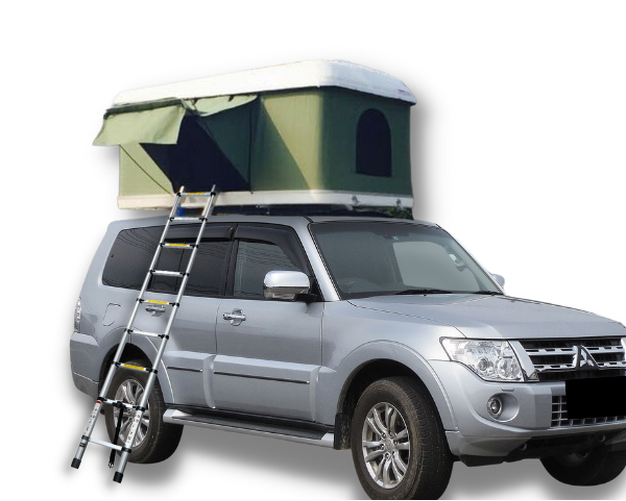 mitsubishi pajero roof top tent 2.1m x 1.2m Hard Cover Popup Rooftop Camping Tent with Rear Access + L – Aussie 4x4 Pro