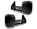 Black Extendable Towing Mirrors with Electric Mirror for 200 Series Toyota Landcruiser (2007-2019)-Aussie 4x4 Pro