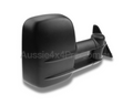 Black Extendable Towing Mirrors with Electric Mirror for 80 Series Toyota Landcruiser (1990 - 1998)-Aussie 4x4 Pro