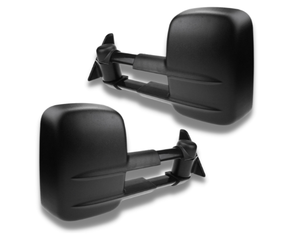 Black Extendable Towing Mirrors with Electric Mirror for 80 Series Toy ...