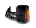 Black Extendable Towing Mirrors with Indicators & Electric Mirror for Isuzu D-MAX (2003 - 2011)-Aussie 4x4 Pro