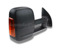 Black Extendable Towing Mirrors with Indicators & Electric Mirror for PX1 / PX2 Ford Ranger (2012 - 2018)-Aussie 4x4 Pro