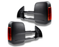 Black Extendable Towing Mirrors with Indicators & Electric Mirror for UA Ford Everest (2015 - 2019)-Aussie 4x4 Pro