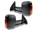 Black Extendable Towing Mirrors with Indicators & Manual Mirror for SX / SY / SZ Ford Territory (2004 - 2016)-Aussie 4x4 Pro