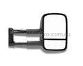 Black Extendable Towing Mirrors with Manual Mirror for ML / MN Mitsubishi Triton (2005 - 2015)-Aussie 4x4 Pro
