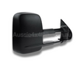 Black Extendable Towing Mirrors with Manual Mirror for RA Holden Rodeo (2003 - 2008)-Aussie 4x4 Pro