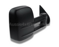 Black Extendable Towing Mirrors with Manual Mirror for RC Holden Colorado (2008 - 2011)-Aussie 4x4 Pro
