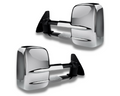 Chrome Extendable Towing Mirrors with Electric Mirror for 120 Series Toyota Prado (2002 - 2009)-Aussie 4x4 Pro