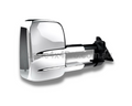 Chrome Extendable Towing Mirrors with Electric Mirror for 80 Series Toyota Landcruiser (1990 - 1998)-Aussie 4x4 Pro
