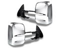 Chrome Extendable Towing Mirrors with Electric Mirror for Isuzu D-MAX (2003 - 2011)-Aussie 4x4 Pro