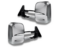Chrome Extendable Towing Mirrors with Electric Mirror for Mitsubishi Pajero (2001 - 2019)-Aussie 4x4 Pro