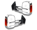 Chrome Extendable Towing Mirrors with Indicators & Electric Mirror for Mazda BT-50 (2012 - 2019)-Aussie 4x4 Pro
