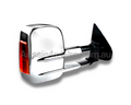 Chrome Extendable Towing Mirrors with Indicators & Manual Mirror for RC Holden Colorado (2008 - 2011)-Aussie 4x4 Pro