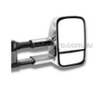 Chrome Extendable Towing Mirrors with Manual Mirror for 70 / 75 / 78 / 79 Series Toyota Landcruiser (1984 - 2019)-Aussie 4x4 Pro