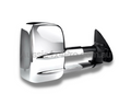 Chrome Extendable Towing Mirrors with Manual Mirror for RA Holden Rodeo (2003 - 2008)-Aussie 4x4 Pro