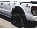 Flares for PX1 Ford Ranger - Matte Black - Heavy Duty Style - Set of 4 (2012 - 05/2015)-Aussie 4x4 Pro