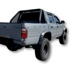 Flares for Toyota Hilux - Matte Black - Heavy Duty Style - Set of 4 (1998 - 2005) - Aussie 4x4 Pro