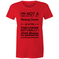 I'm Not a Drunk, Buy My Friends Are - Womens T-shirt-Aussie 4x4 Pro