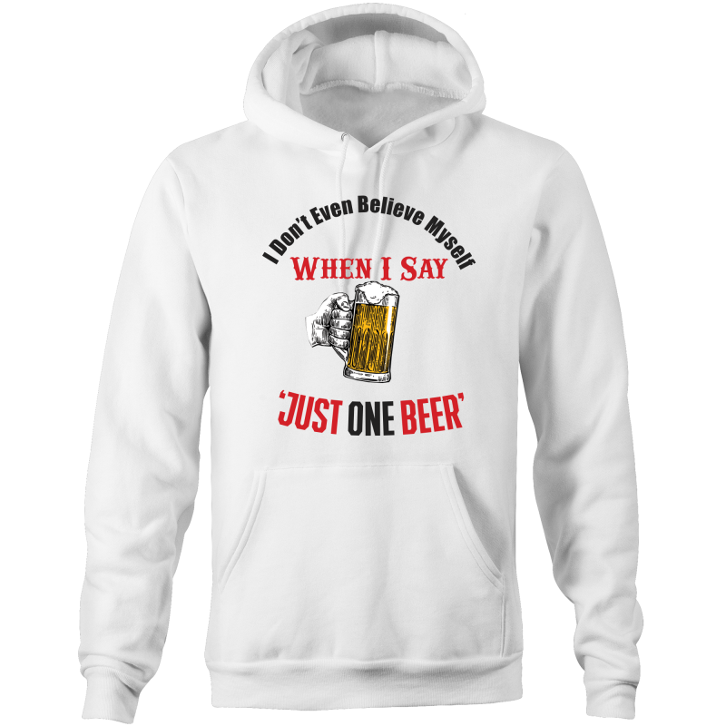 Beer clearance pocket hoodie