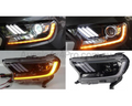 LED DRL Head Lights for Ford Everest with Sequential Indicators - Mustang Style (2015 - 2021)-Aussie 4x4 Pro