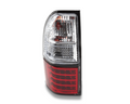 LED Tail Lights for 90 Series Toyota Prado - Red & Clear Lens (06/1999 - 02/2002) - Aussie 4x4 Pro