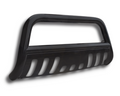 Nudge Bar for Isuzu MU-X with Skid Plate - 3 Inch Black Steel (2012 - 2019)-Aussie 4x4 Pro