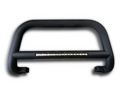 Nudge Bar for ML / MN Mitsubishi Triton with Light Bar - Matte Black Steel (2006 - 2015)-Aussie 4x4 Pro