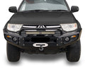 Single Loop Steel Bull Bar for Mitsubishi Challenger PB  PC - ADR Approved (2006 - 2015) - Aussie 4x4 Pro