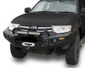 Single Loop Steel Bull Bar for Mitsubishi Challenger PB  PC - ADR Approved (2006 - 2015) - Aussie 4x4 Pro