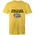 Still Plays With Blocks - Mens T-Shirt-Aussie 4x4 Pro