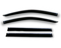 Weather Shields with Chrome Edge for Toyota Kluger (2014 - 2020)-Aussie 4x4 Pro